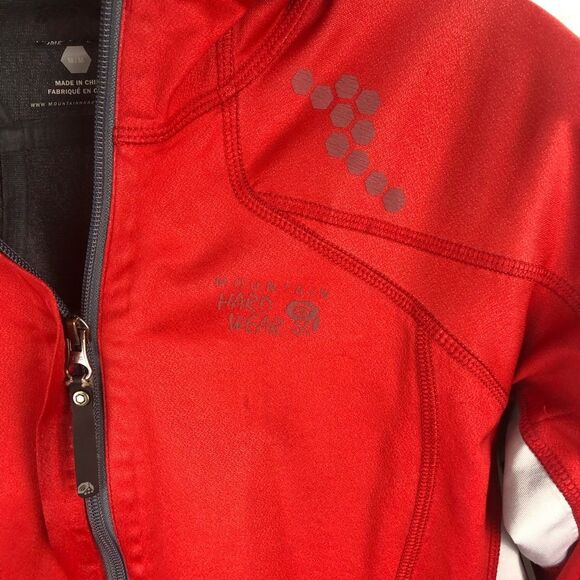 Mountain HardWear Red WindStopper Tech Jacket Women's Sz Medium - Picture 5 of 10
